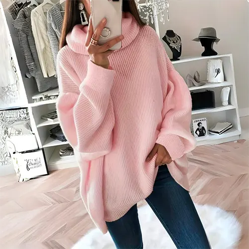 Roxanna | Pull chaud à col roulé