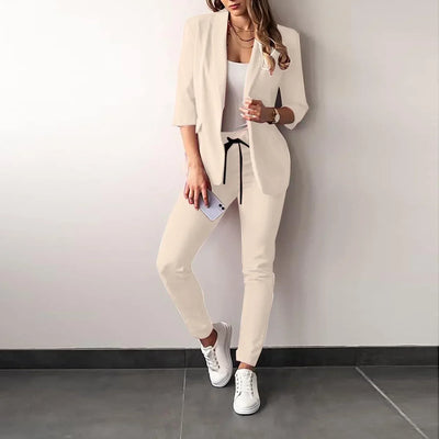 Zella | Ensemble blazer élégant et pantalon slim
