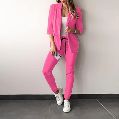 Zella | Ensemble blazer élégant et pantalon slim