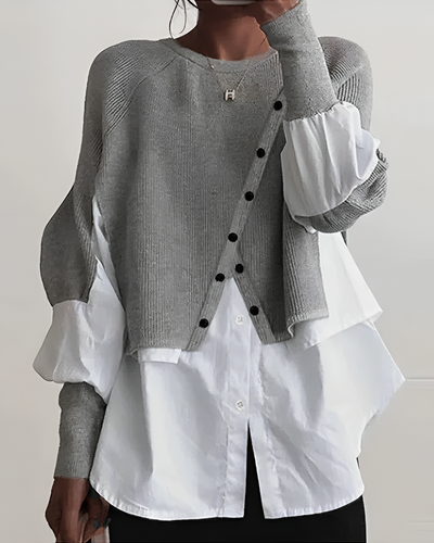 Variant image for Celine Casual Top – Soft and Breathable Fabric-1