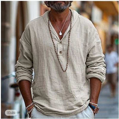 Variant image for Benno Popover en Lin pour Hommes – Confortable et Élégant-13