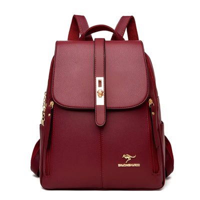 Sac à Dos Femme - Cuir Élégant et Pratique-3