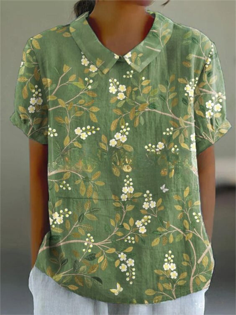 Variant image for Flora | Haut Floral Décontracté Multicolore-25