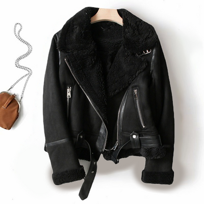 Variant image for Camille | Veste en Cuir Femme-6