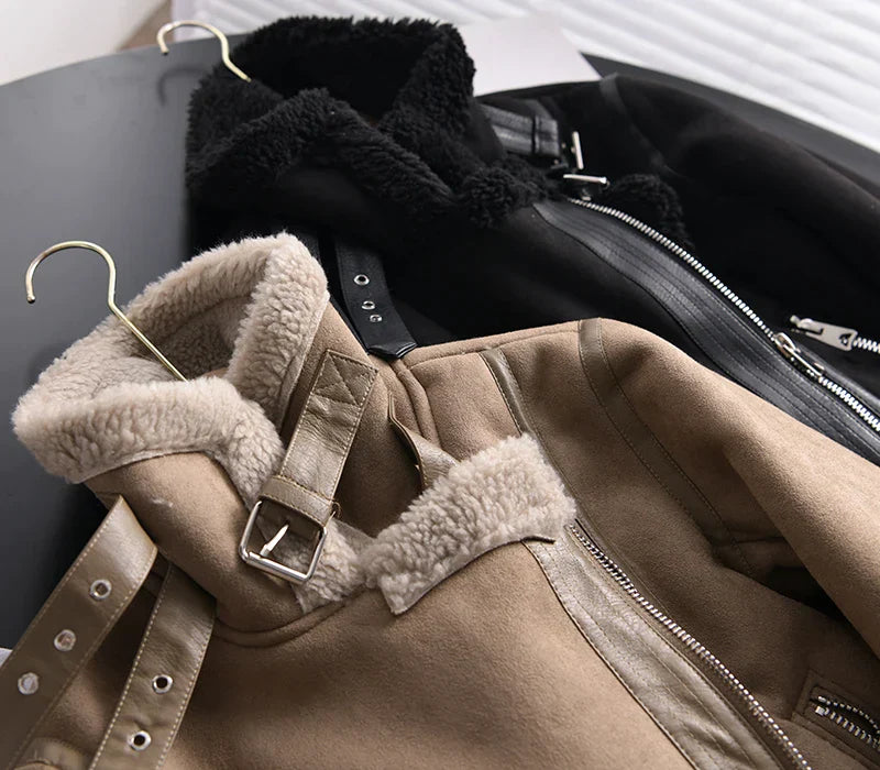 Camille | Veste en Cuir Femme-2