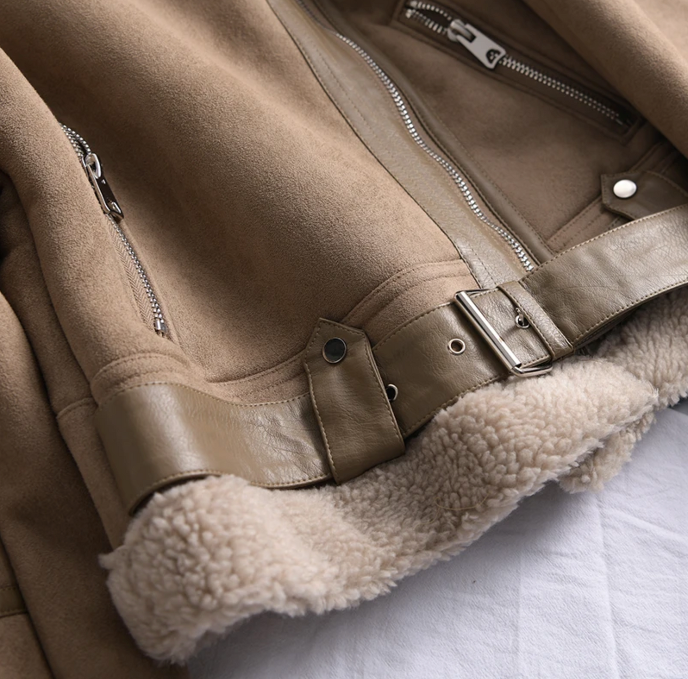 Camille | Veste en Cuir Femme-4