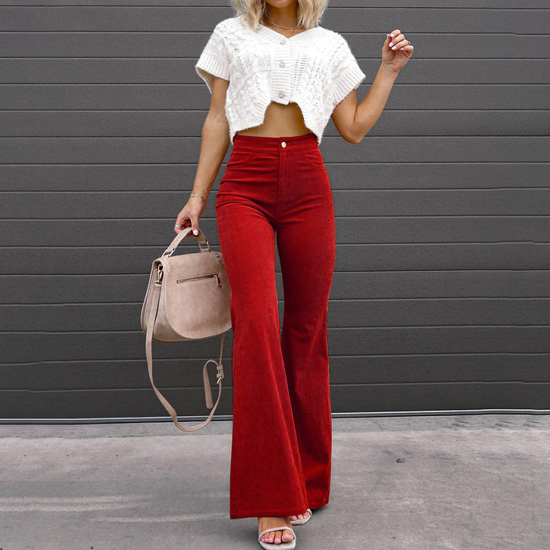 Eila | Pantalon à jambe large élégant