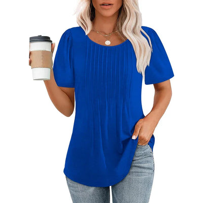 Variant image for T-Shirt Femme - Élégance d'Été Légère et Confortable-6