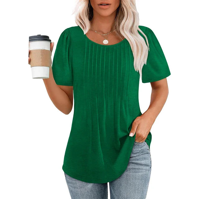Variant image for T-Shirt Femme - Élégance d'Été Légère et Confortable-11