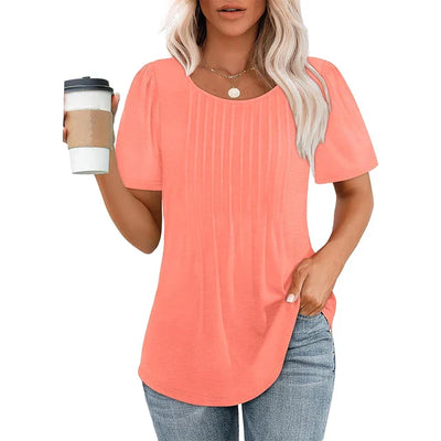 Variant image for T-Shirt Femme - Élégance d'Été Légère et Confortable-16