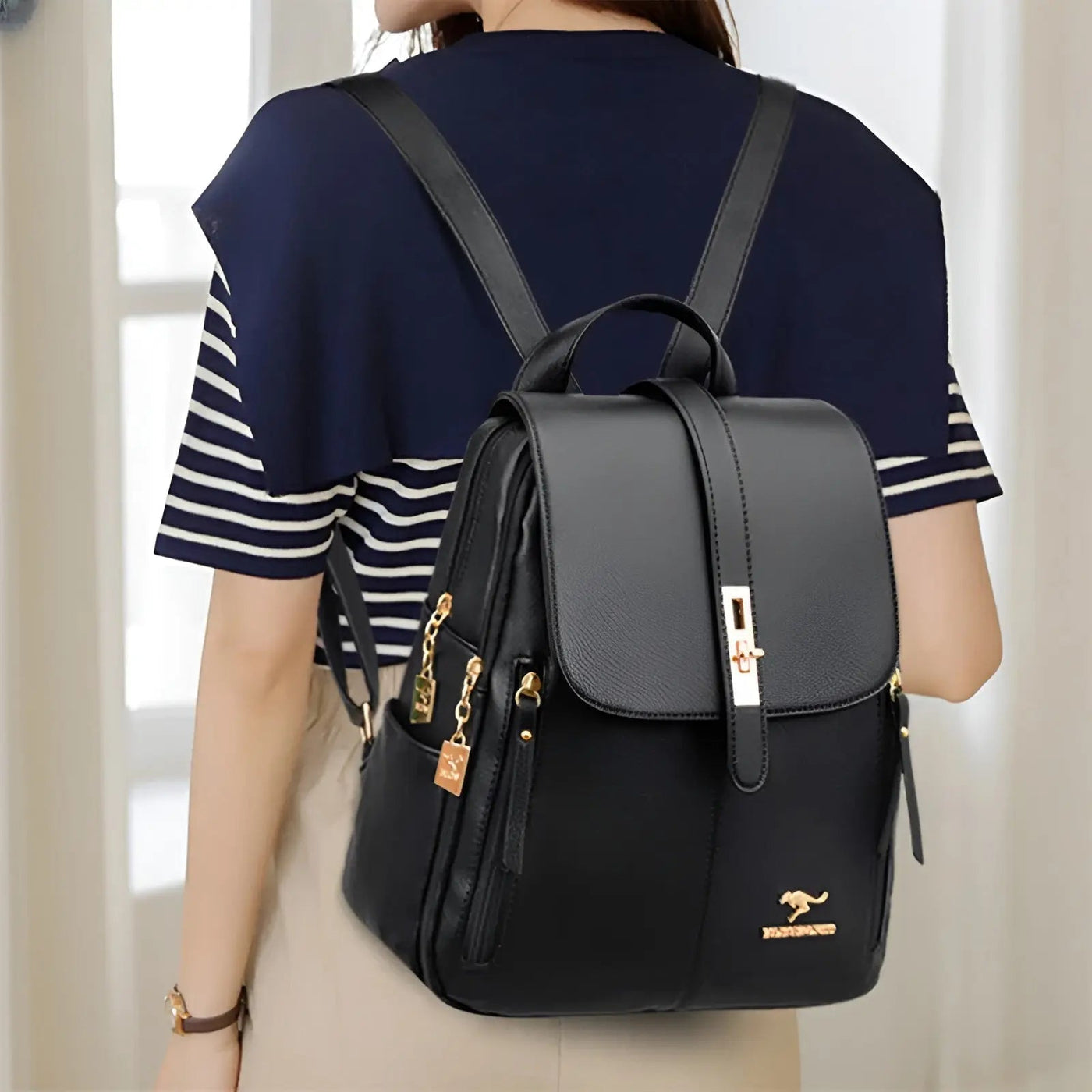 Variant image for Sac à Dos Femme - Cuir Élégant et Pratique-1
