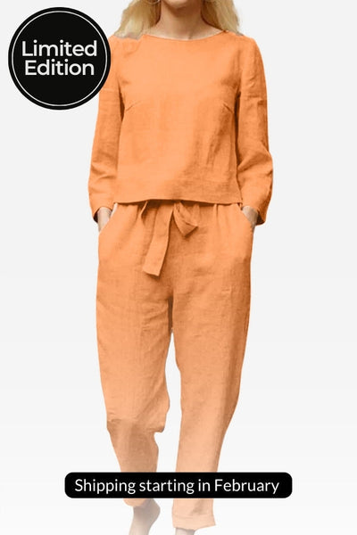 Variant image for Bella | Ensemble Deux Pièces Femme en Lin Chic et Confortable-5